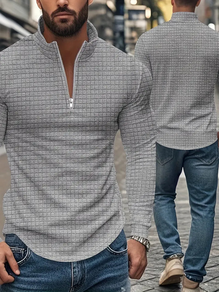 Jarryd - Φούτερ με μακριά μανίκια και μισό φερμουάρ