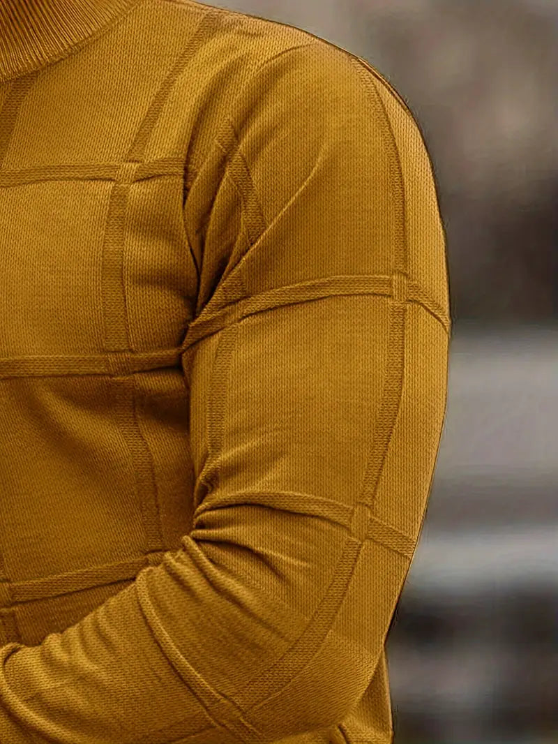 Nunzio - Άνετο πλεκτό πουλόβερ με ψηλό γιακά