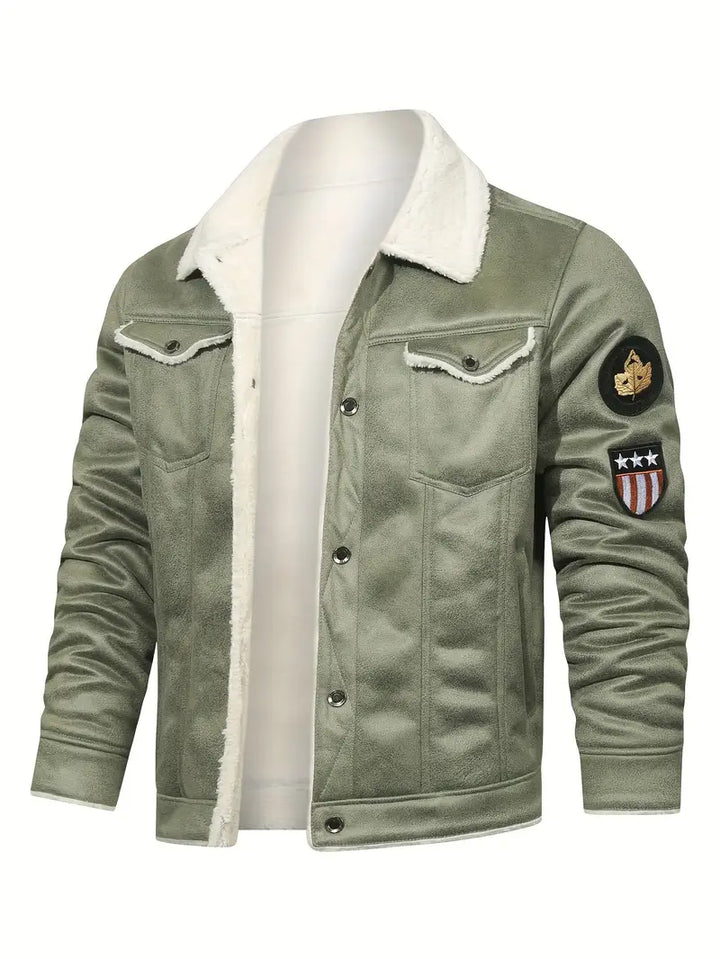 Frederik - Casual μπουφάν από πολυεστέρα με επένδυση από συνθετικό υλικό