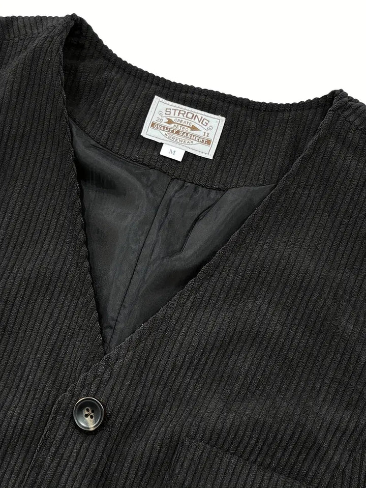 Fergus - Κομψό γιλέκο από κοτλέ