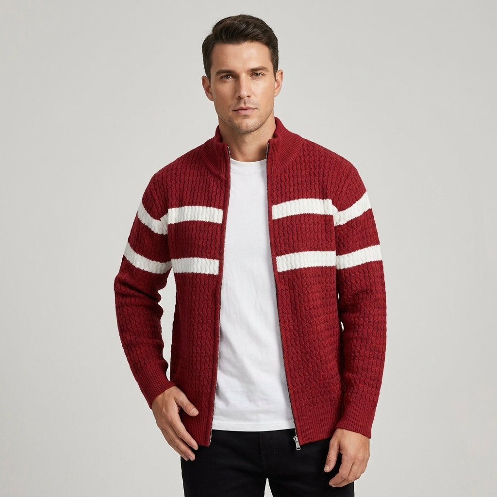 Loick - Πλεκτή ζακέτα με μακριά μανίκια