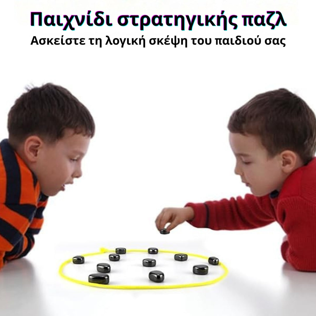 MindSpark - Μαγνητικό σετ σκακιού Διασκεδαστικό παιχνίδι στρατηγικής για παιδιά και οικογένειες