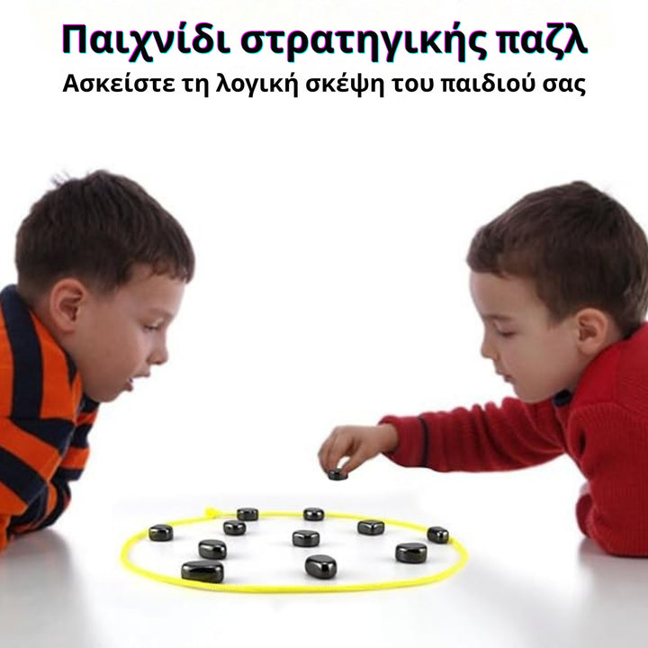 MindSpark - Μαγνητικό σετ σκακιού Διασκεδαστικό παιχνίδι στρατηγικής για παιδιά και οικογένειες