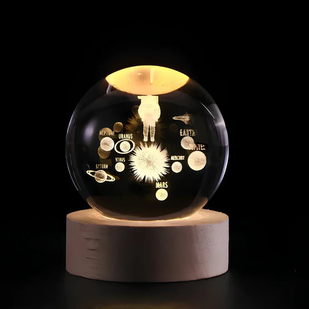 Glow Sphere – Φωτεινή κρυστάλλινη σφαίρα-λάμπα