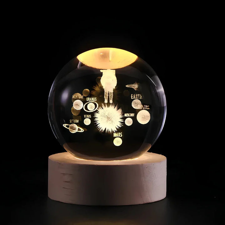 Glow Sphere – Φωτεινή κρυστάλλινη σφαίρα-λάμπα