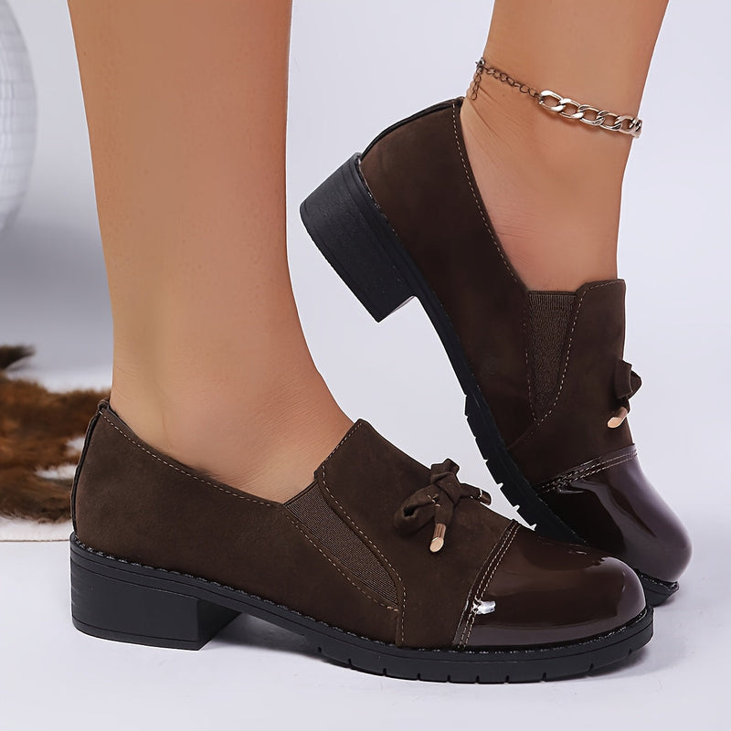 Virna - Κομψά αντιολισθητικά loafers με φιόγκο