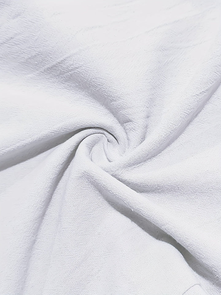 Aznar - Περιστασιακό λινό παντελόνι με ελαστική μέση