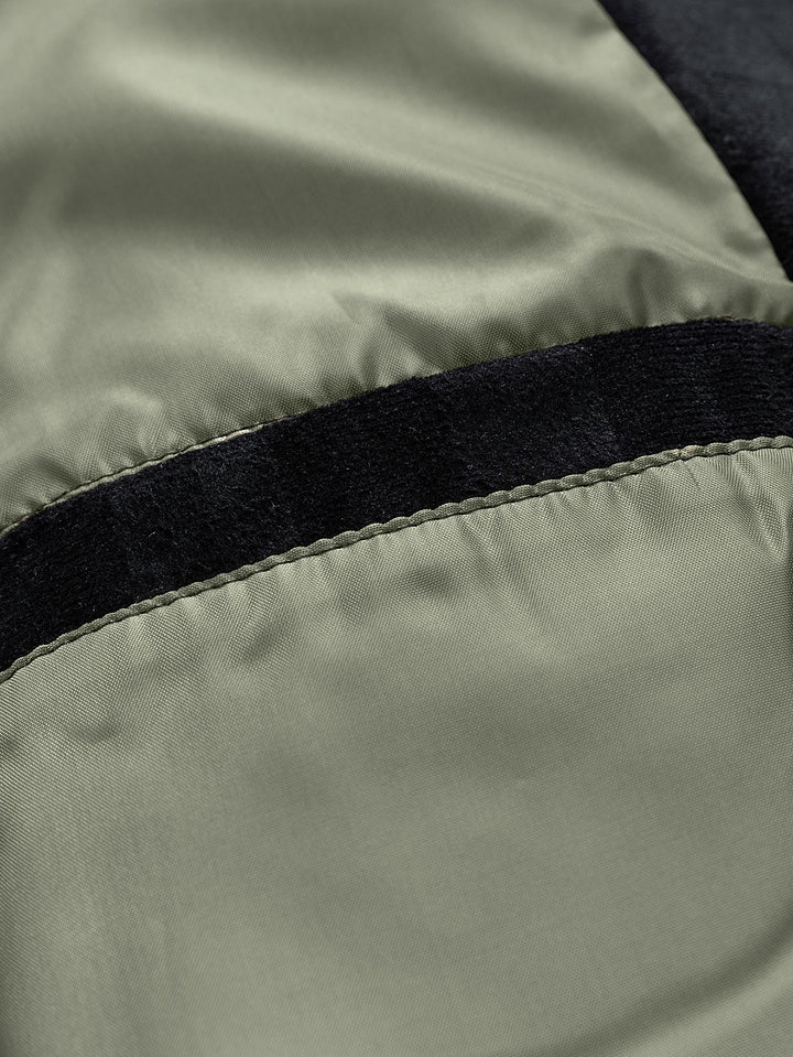 Leander - Μπουφάν με τσέπες από τεχνητό σουέτ με σχέδιο σκακιέρας