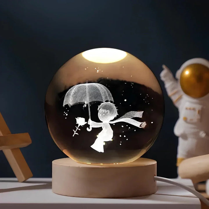 Glow Sphere – Φωτεινή κρυστάλλινη σφαίρα-λάμπα