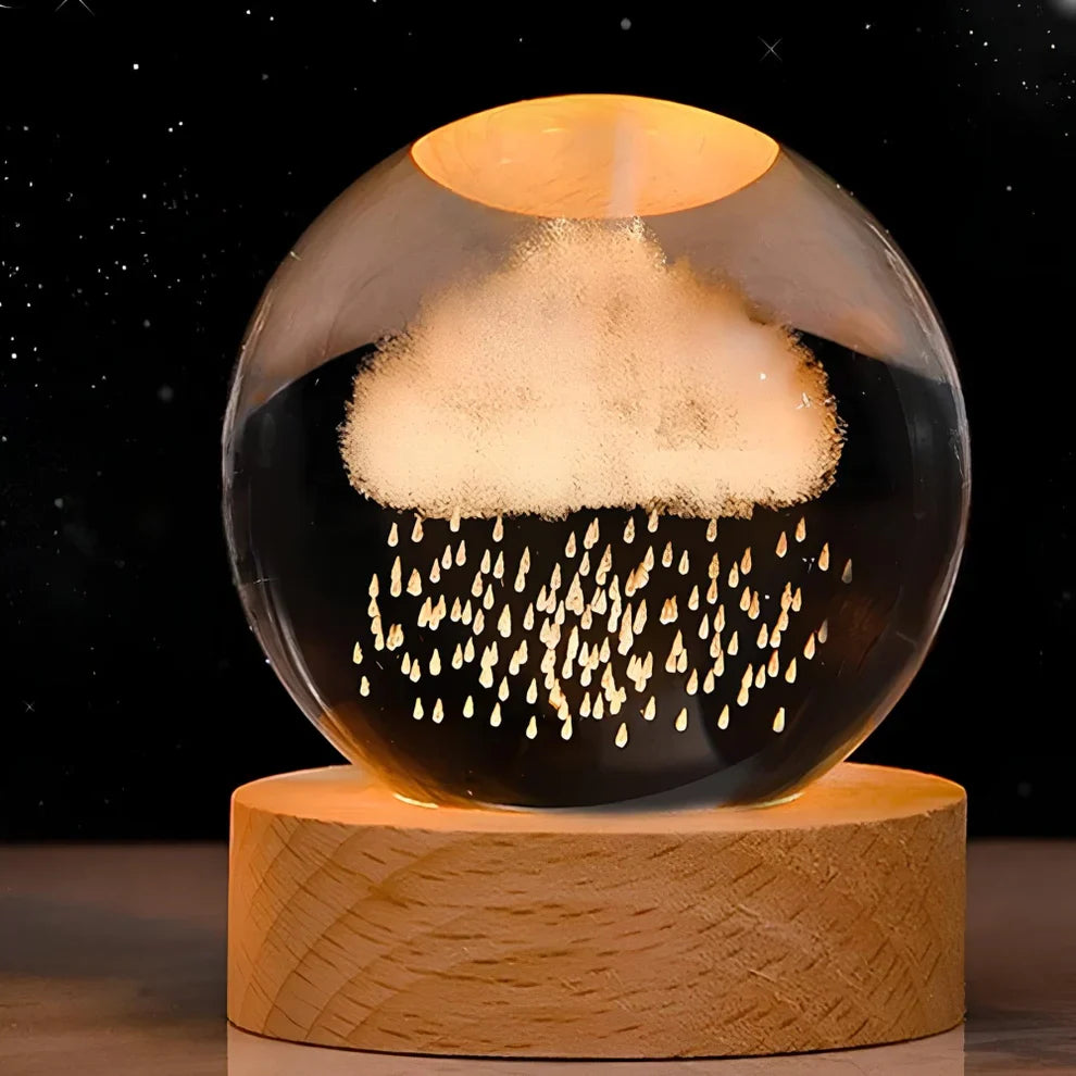 Glow Sphere – Φωτεινή κρυστάλλινη σφαίρα-λάμπα