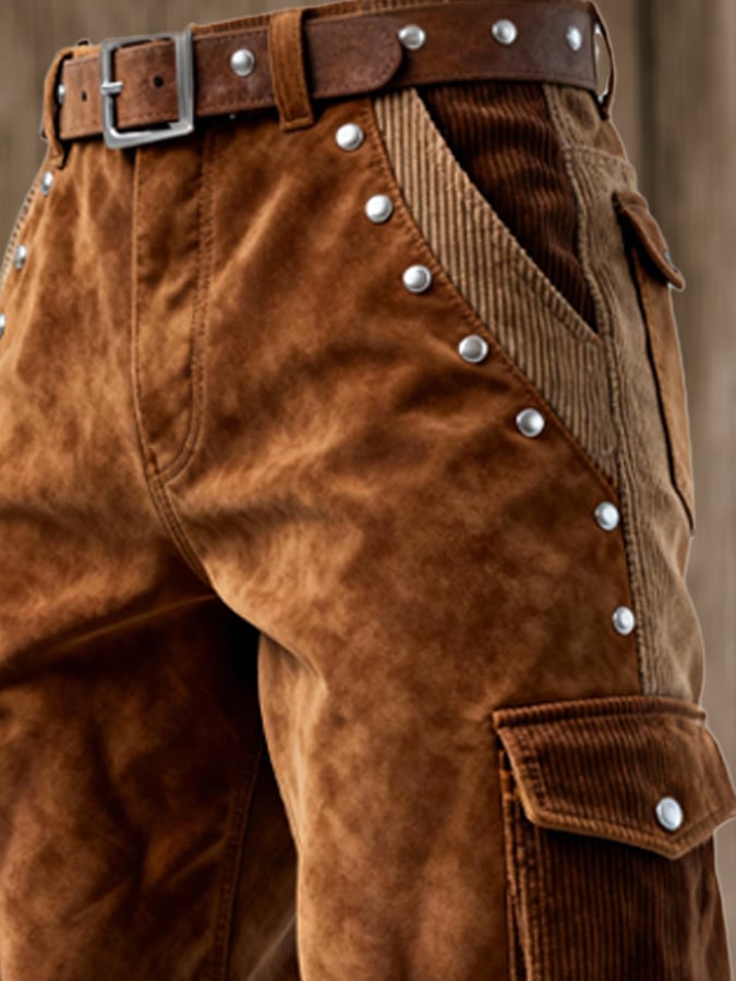 Curran - Παλιά παντελόνι για υπαίθριες περιπέτειες με κορδόνια και ραφές