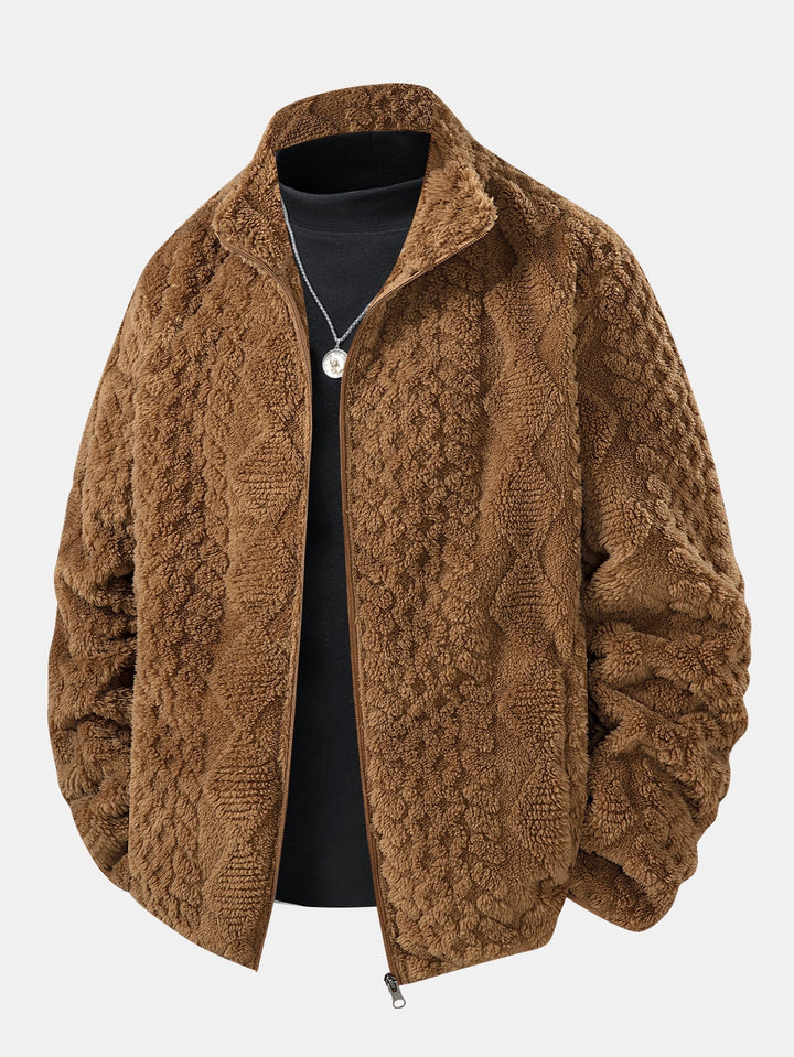 Elwood - Γεωμετρικό ζακέτο Τέντιμε ζακάρ