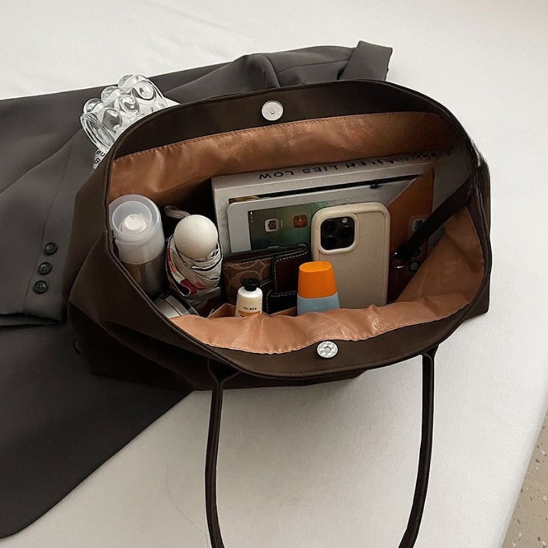 Umaiza - Μοντέρνα τσάντα ώμου από συνθετικό σουέτ