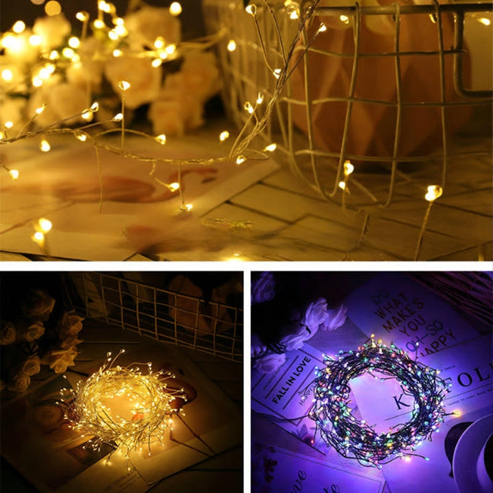 TwinkleWire - Φωτιστικά με πυροτεχνήματα από χαλκό σύρμα με τηλεχειριστήριο