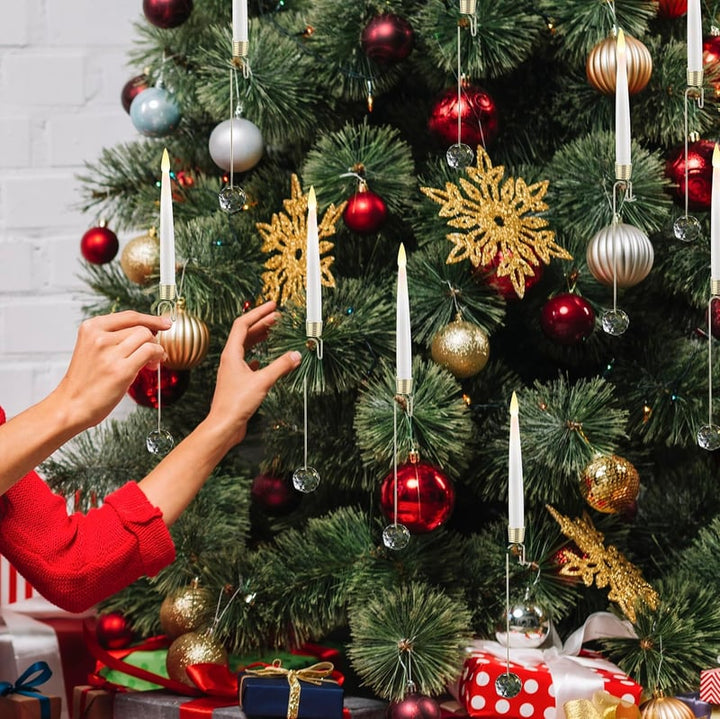 TreeLume - Χριστουγεννιάτικα κεριά LED για δέντρα με κρυστάλλινη μπάλα