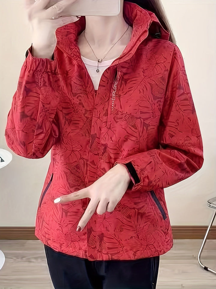 Joana - Αντιανεμικό μπουφάν με τύπωμα