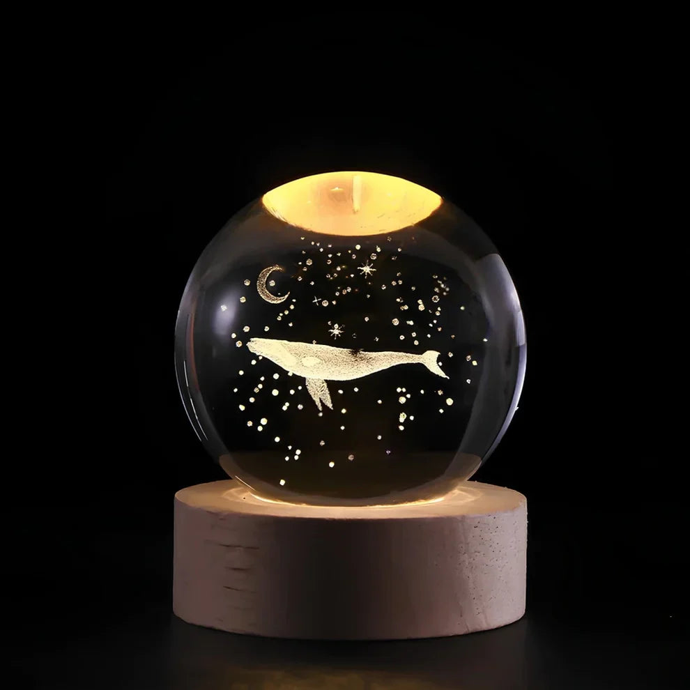 Glow Sphere – Φωτεινή κρυστάλλινη σφαίρα-λάμπα