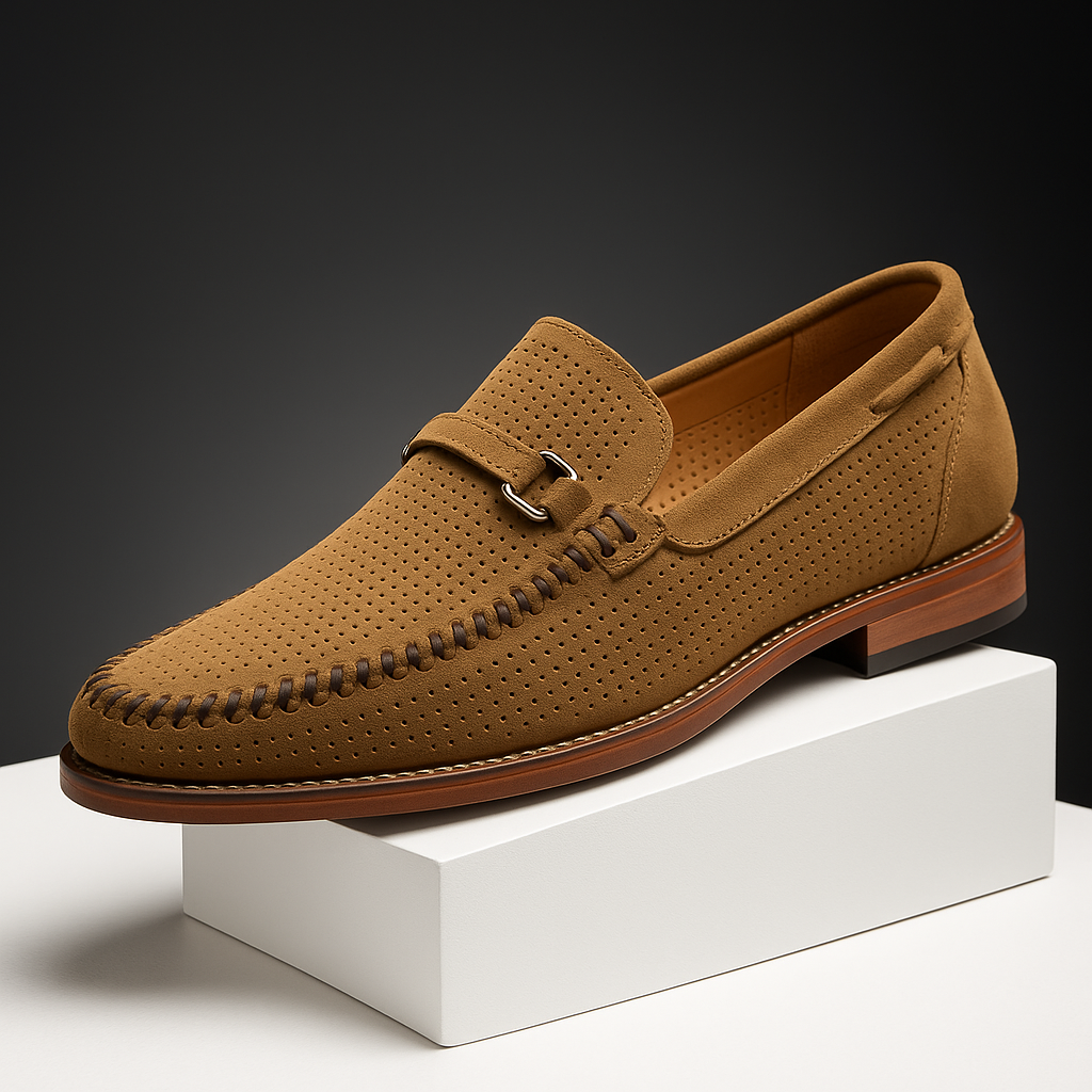 Kliment - Casual αντιολισθητικά σουέτ loafers