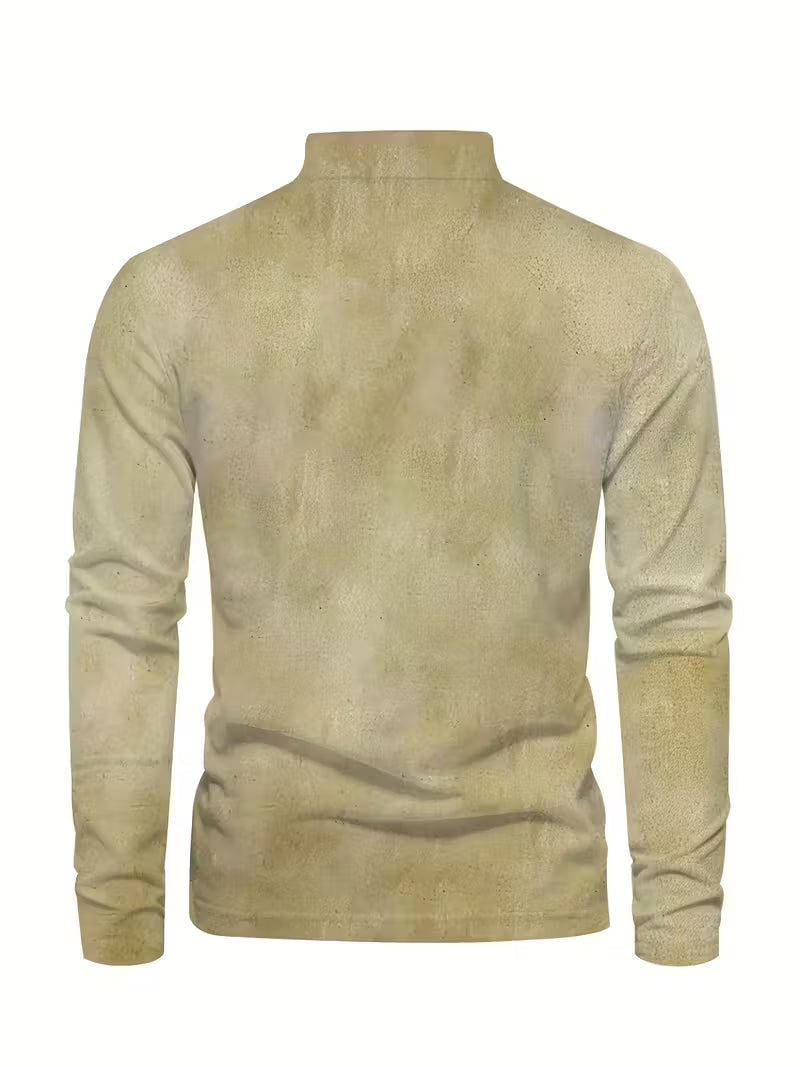 Giles - Κομψό πουκάμισο με 3D τύπωμα ιστιοφόρου