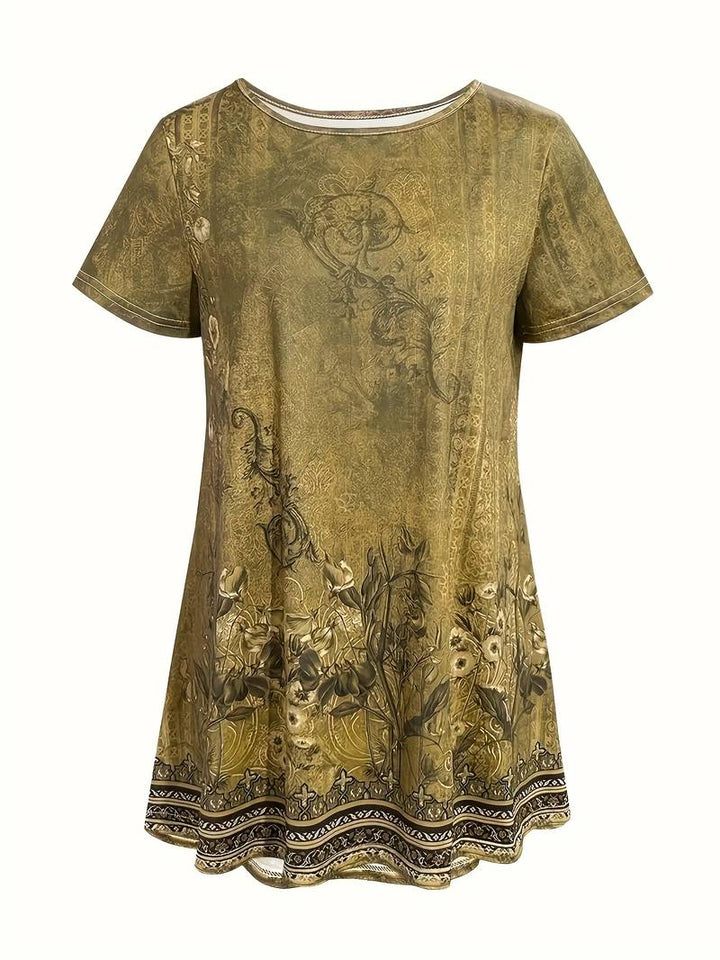 Abhishani - Φαρδύ T-shirt με λουλουδάτο μοτίβο