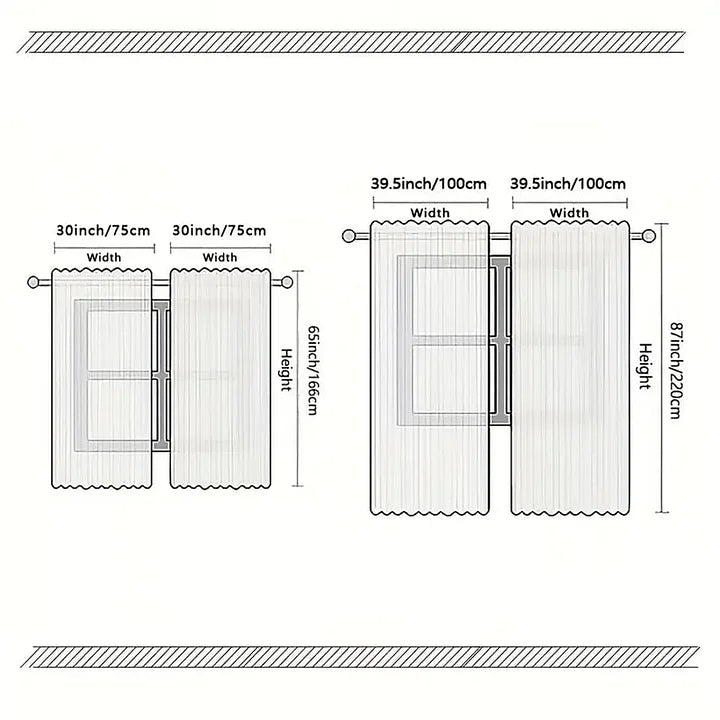 FrostLinen - Κουρτίνες με χριστουγεννιάτικο θέμα