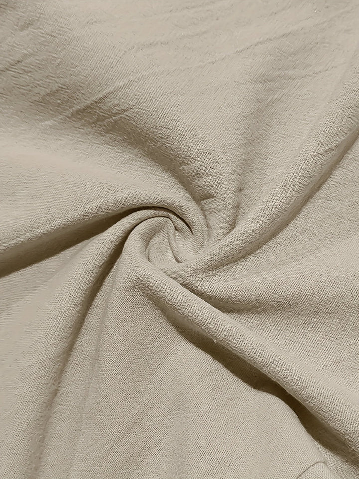 Aznar - Περιστασιακό λινό παντελόνι με ελαστική μέση