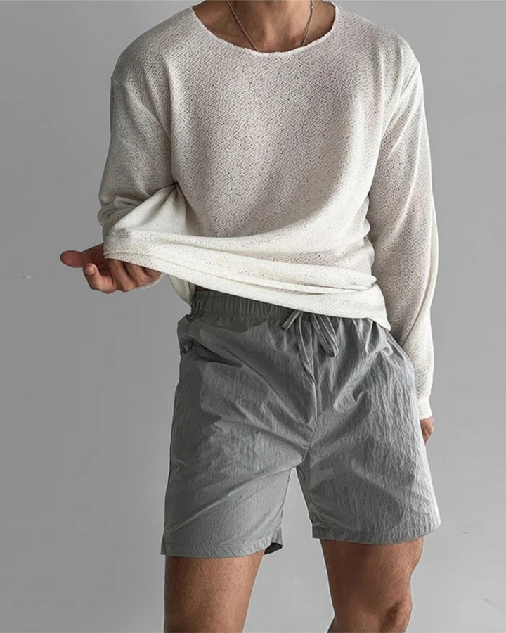 Alaric - Περιστασιακό πλεκτό Μπλουζάκι