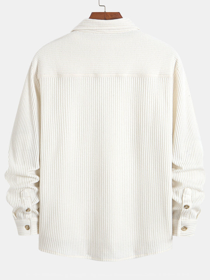 Hadrian - Μακρυμάνικο πουκάμισο με υφή βάφλας