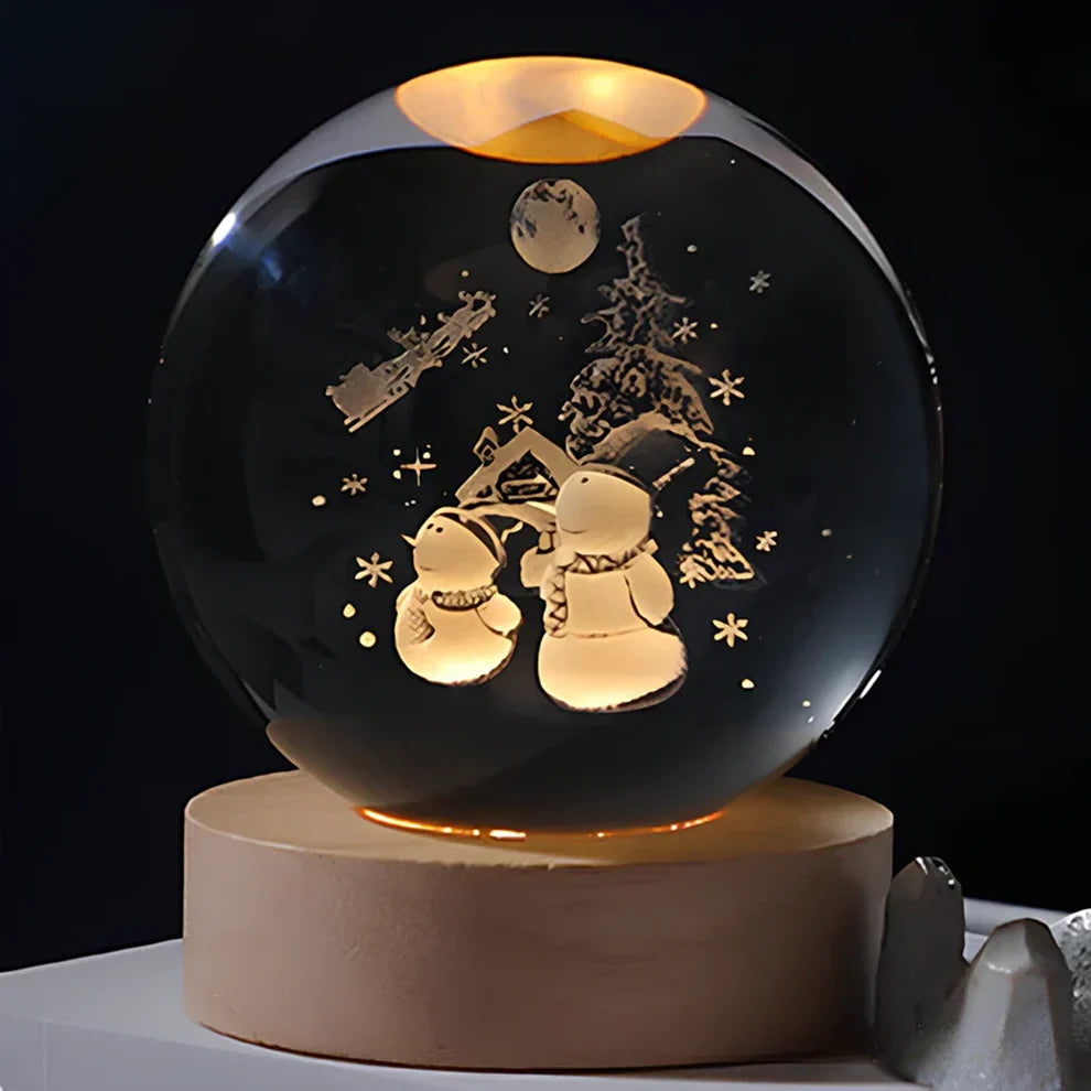 Glow Sphere – Φωτεινή κρυστάλλινη σφαίρα-λάμπα