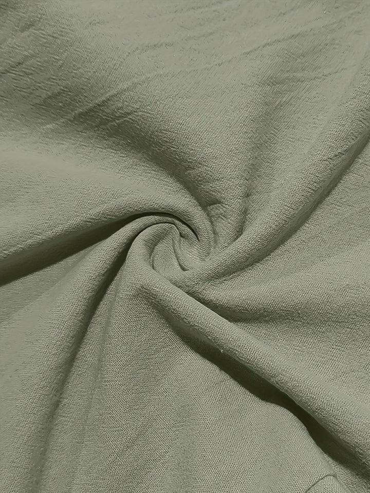 Aznar - Περιστασιακό λινό παντελόνι με ελαστική μέση