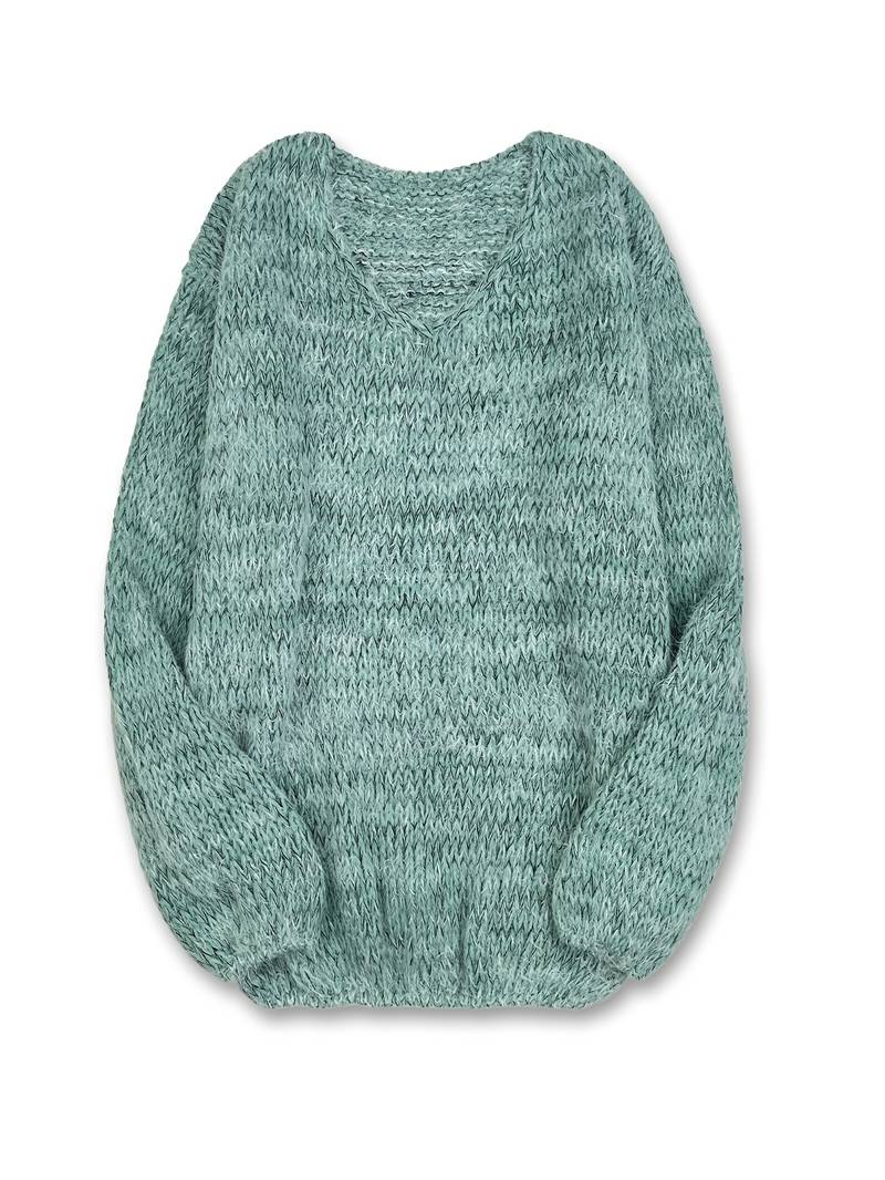Lital - Κομψό μαλακό πουλόβερ με V-neck