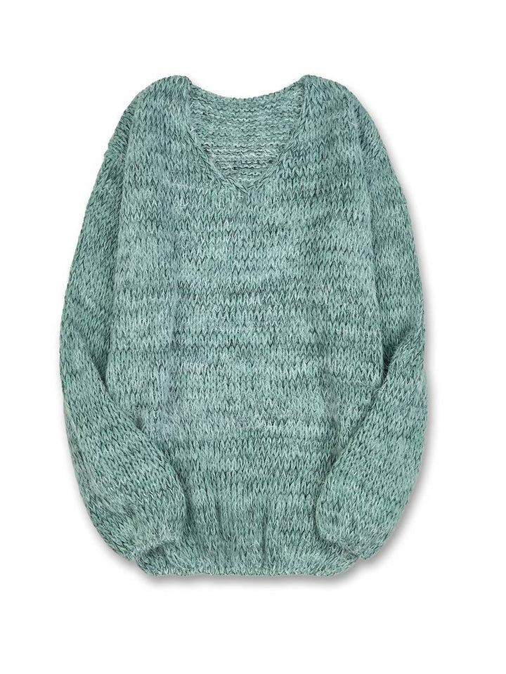 Lital - Κομψό μαλακό πουλόβερ με V-neck