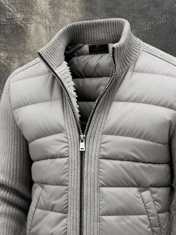 Kylian - Vintage πλεκτό παττσγουόρκ μπουφάν για εξωτερική χρήση