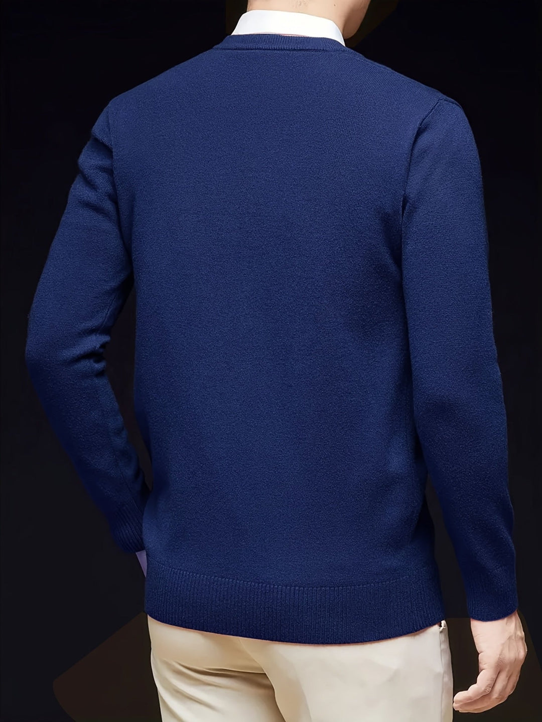 Dionysis - Πλεκτό πουλόβερ με V-neck «Cross Border»