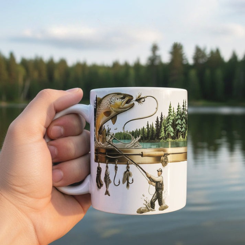 TackleMug - Κούπα καφέ με θέμα το ψάρεμα
