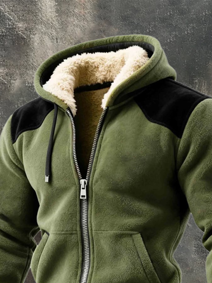 Lyon - Ζεστό μπουφάν με κουκούλα και φερμουάρ