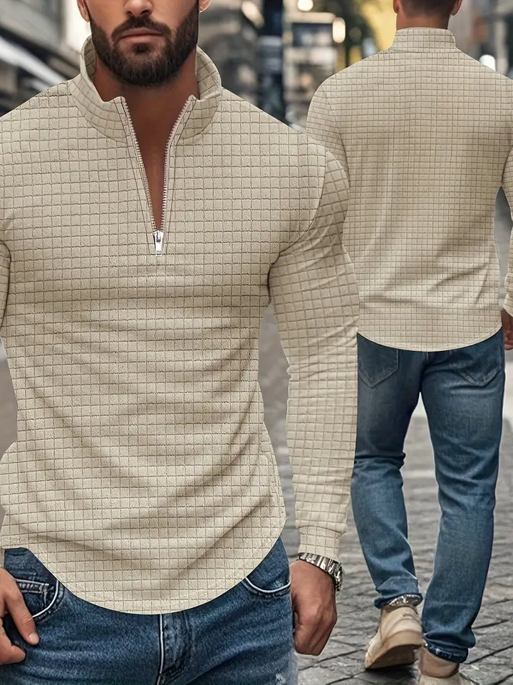 Jarryd - Φούτερ με μακριά μανίκια και μισό φερμουάρ