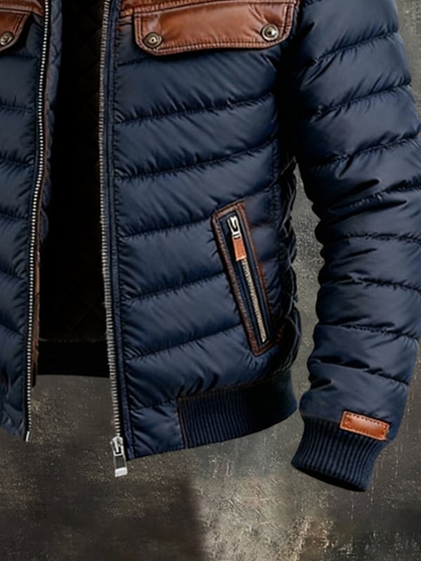 Patrice - Ζεστό μπουφάν εξωτερικού χώρου με χρωματικά μπλοκ