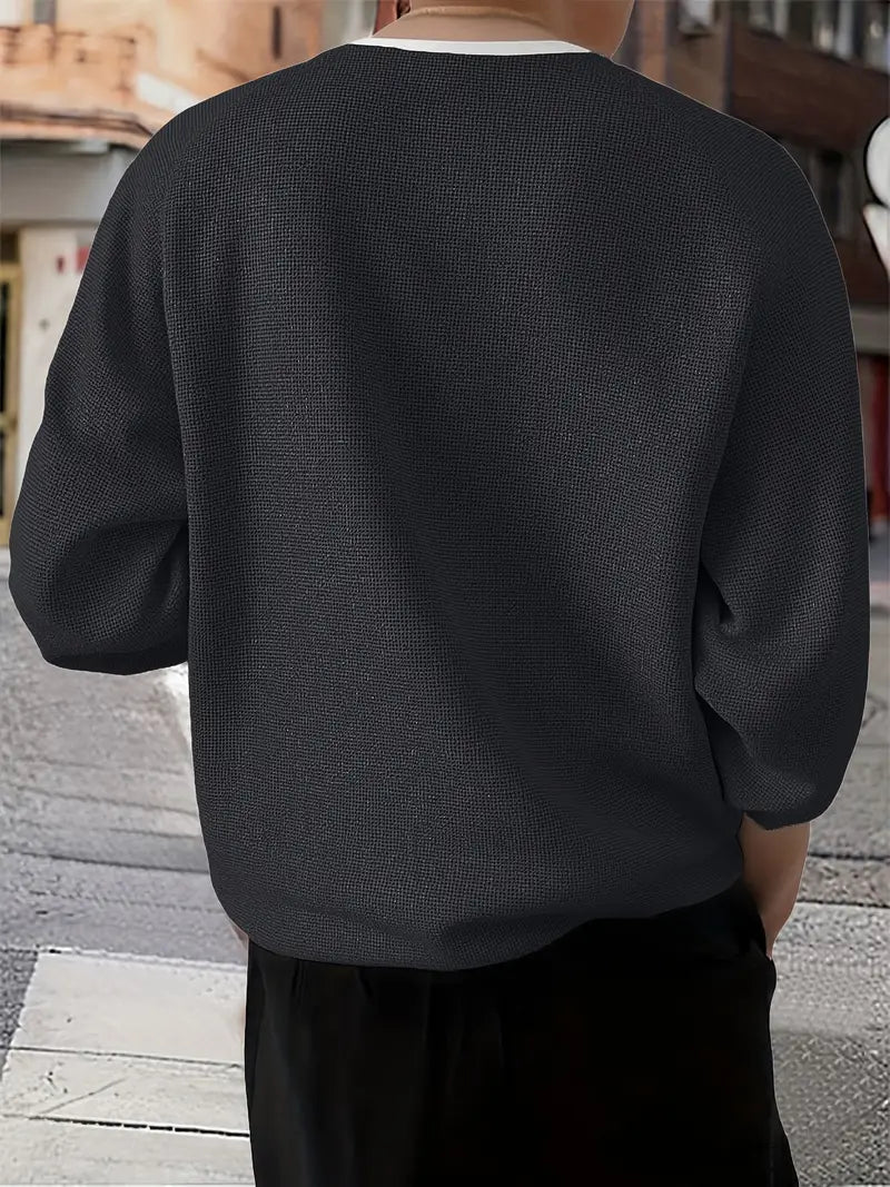 Brogan - Χαλαρό πουκάμισο Χένλεϊμε μακριά μανίκια