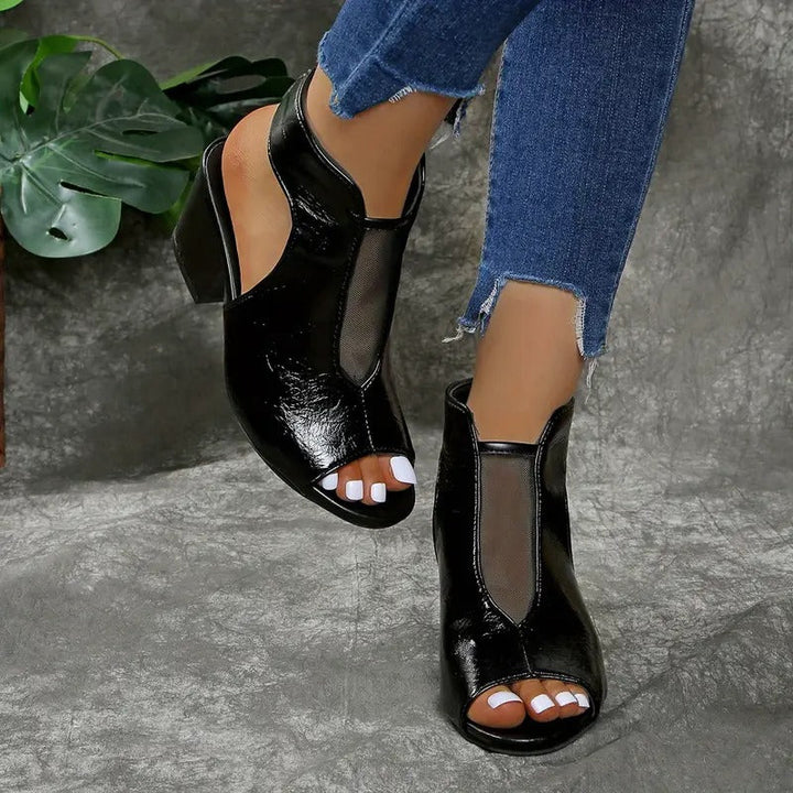 Thomis - Αντιολισθητικά δερμάτινα σανδάλια με ανοιχτή μύτη