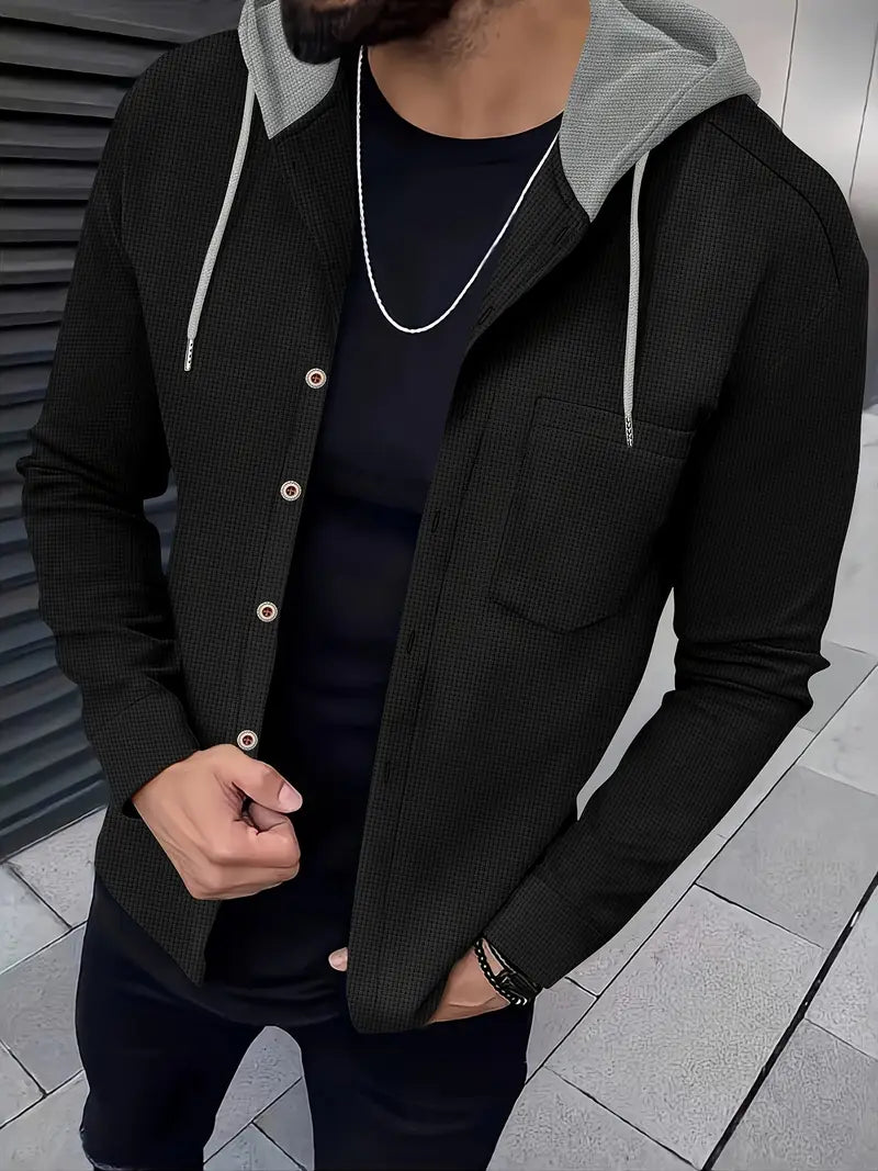 Johnathan - Περιστασιακό μπουφάν με κουκούλα και τσέπη