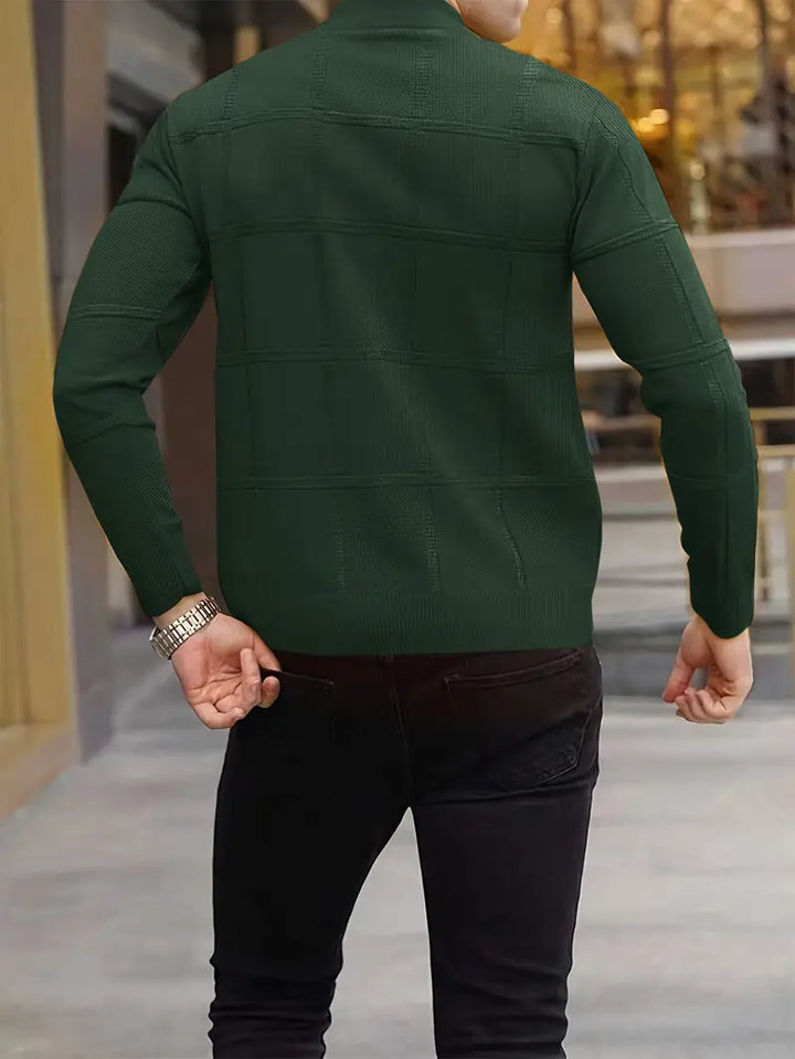 Nunzio - Άνετο πλεκτό πουλόβερ με ψηλό γιακά