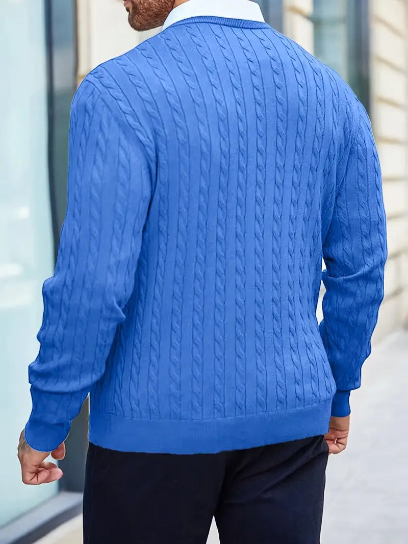 Jonty - Πλεκτό πουλόβερ με μακρύ μανίκι και ζιβάγκο