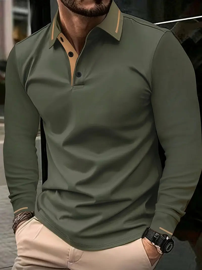 Karunaratne - Κομψό μακρυμάνικο πόλο