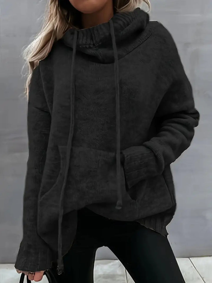 Natala - Πλεκτό πουλόβερ με τσέπη καγκουρό