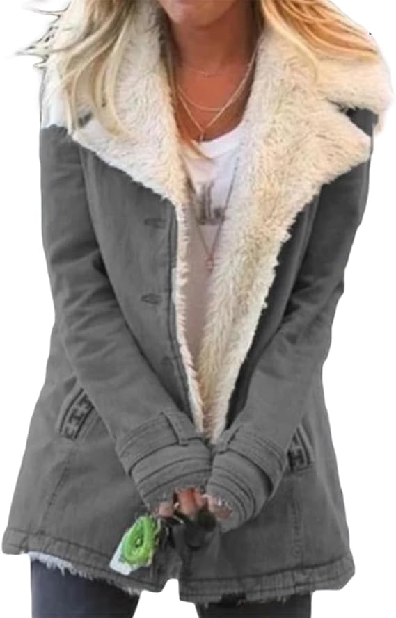 Zayna - Άνετο παλτό με μακριά μανίκια