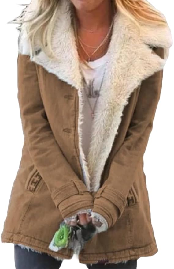 Zayna - Άνετο παλτό με μακριά μανίκια