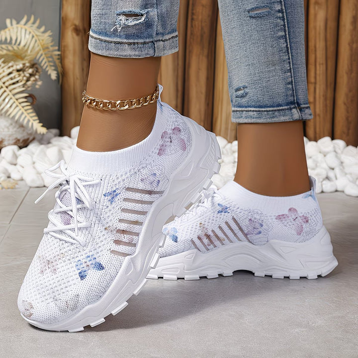 Destinee - Παπούτσια με κορδόνια και σχέδιο πεταλούδας