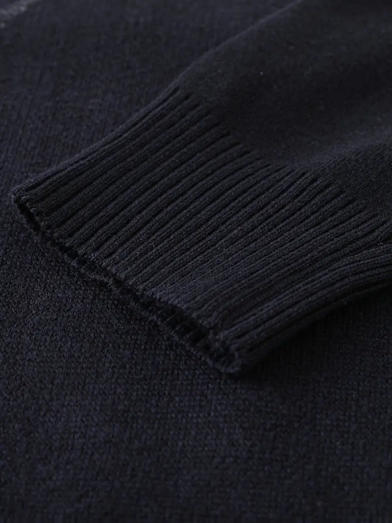 Yoann - Πλεκτό πουλόβερ με φερμουάρ στο μισό