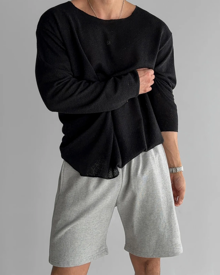 Alaric - Περιστασιακό πλεκτό Μπλουζάκι